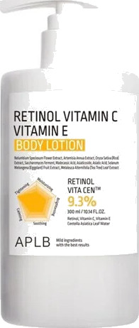 APLB Retinol Vitamin C Vitamin E Body Lotion 300ml APLB Retinol Vitamin C Vitamin E Body Lotion 300ml