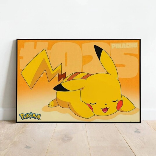 Pokemon Plakat Pikachu Asleep - 91,5 x 61 cm