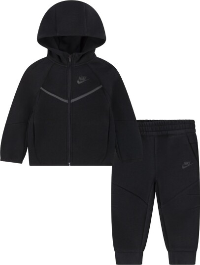 Nike Nkn N Nsw Tech Fleece Fz Set Black 116/122