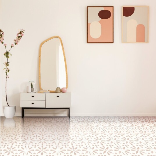 D C Fix Classic Selvklebende Gulvfliser Bloomy Grid D C Fix Classic Selvklebende Gulvfliser Bloomy Grid