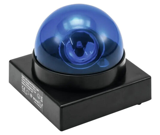 EuroLite LED Buzzer Police Light Blå