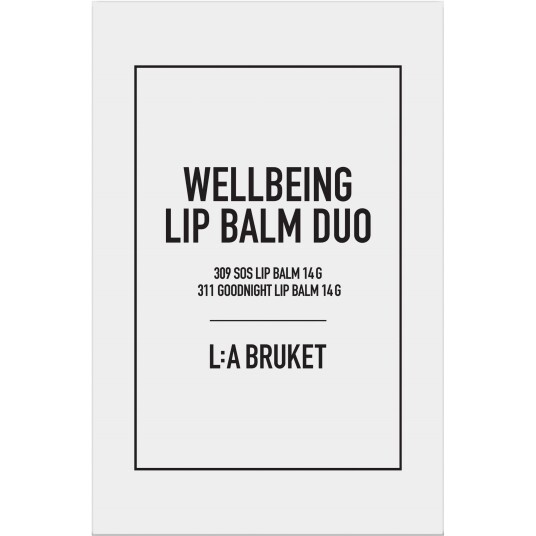 L:a Bruket 324 Wellbeing Lip Balm Duo 28 g L:a Bruket 324 Wellbeing Lip Balm Duo 28 g