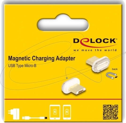 Delock   Ladeadapter   Micro Usb Type B Hann Til Magnetisk Hunn
