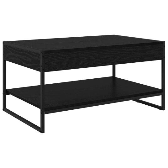 Kaffebord Svart Eik 80 x 50 x 40 cm Konstruert tre Kaffebord Svart Eik 80 x 50 x 40 cm Konstruert tre