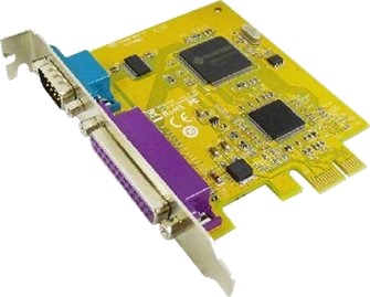 Dell Dell Mio5469a Parallell Seriell Adapter Pcie 1.1 X16 Rs-232 X 1 + Parallell X 1 RCHJH