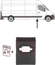 VAN WEZEL 3799416 Pynte- / beskyttelseslist, sidevegg
