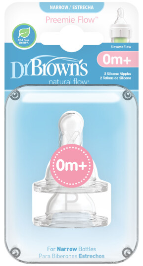 Dr Brun s Flaskesmokk Narrow Prematur 2 stk.