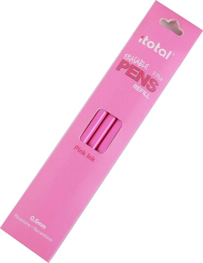 Itotal Juggling Blekkrefill Til Viskbar Kulepenn Rosa 3 Pk