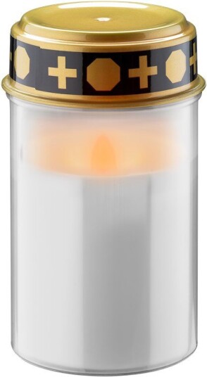 Goobay LED Gravlys med Timer Hvit Goobay LED Gravlys med Timer Hvit