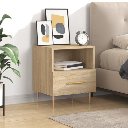 Nattbord sonoma eik 40x35x47,5 cm konstruert tre Nattbord sonoma eik 40x35x47,5 cm konstruert tre