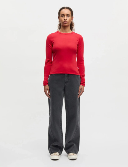 Mads Nørgaard Grace Jersey Camille Tee Ls   Red   XS