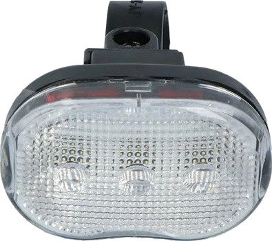 Frontlykt Dresco 3 LED 15 lm 50 m lyslengde 2 x AAA svart