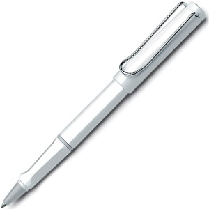 Lamy Safari Rollerball Shiny white