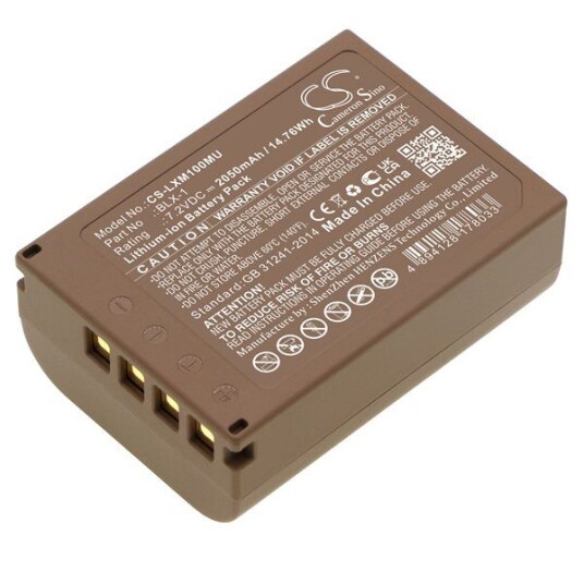 Batteri til kamera for Olympus OM SYSTEM OM-1, OM-1 Mirrorless