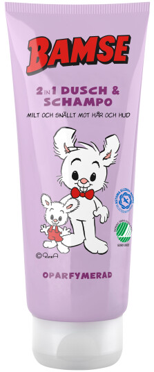 Bamse 2 in 1 Dusj & Shampoo uten parfyme 200 ml Bamse 2 in 1 Dusj & Shampoo uten parfyme 200 ml