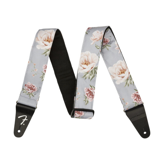 Fender Floral Strap Grå, 2" Fender Floral Strap Grå, 2"