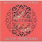 MediaTronixs Jacob Heringham : Jane Pickeringes Lute Book /Heringman CD Pre-Owned