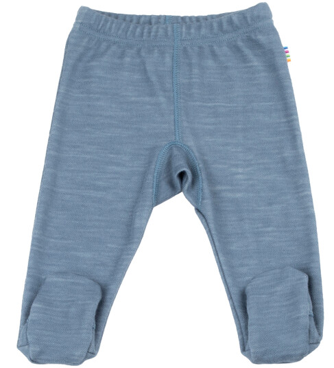 Joha Leggings m. Føtter Ull/Bambus Blå Joha 70 Leggings Joha Leggings m. Føtter Ull/Bambus Blå Joha 70 Leggings