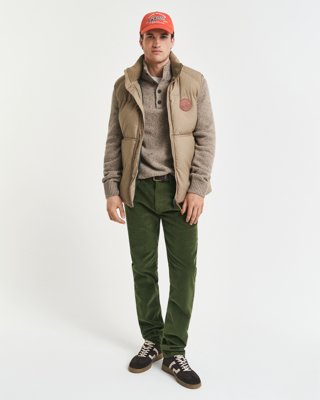 Gant Regular fit kordfløyelsjeans COUNTRY GREEN 3032 Gant Regular fit kordfløyelsjeans COUNTRY GREEN 3032