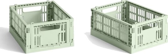 Hay Colour Crate Mini 13x17 cm 2 pakning Mint Hay Colour Crate Mini 13x17 cm 2 pakning Mint
