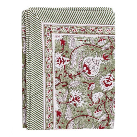 Chamois Pomegranate bordduk bomull 170x270 cm