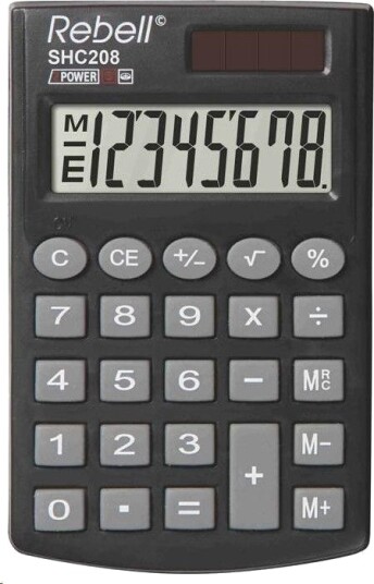 Rebell SHC208 Håndkalkulator
