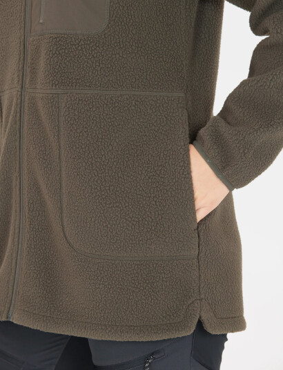 Whistler Felis W Long Teddy Jacket - Green - 36