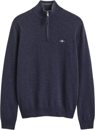 Gant Superfine Lambswool Hz DARK NAVY MELANGE XL Gant Superfine Lambswool Hz DARK NAVY MELANGE XL