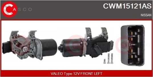 Vindusviskermotor CASCO CWM15121AS