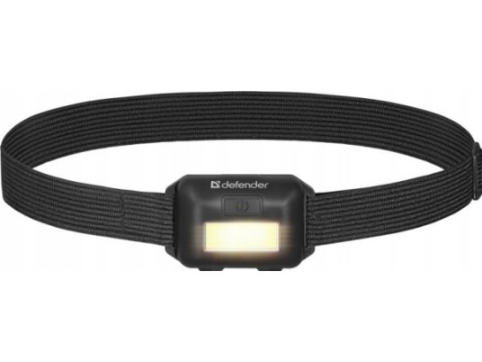 Defender Hodelykt Defender Fl-01 Lommelykt, Cob, 3 Moduser, Hodelykt