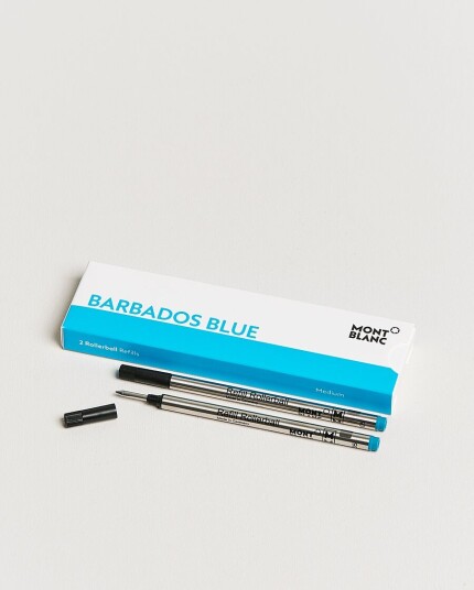 Montblanc 2 Rollerball Refills Barbados Blue