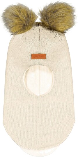 Gugguu Merino Furry Balaclava - MOONBEAM - 1-2Y