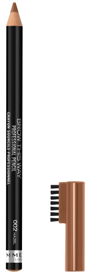 Rimmel Brow This Way Eyebrow Pencil Hazel 002