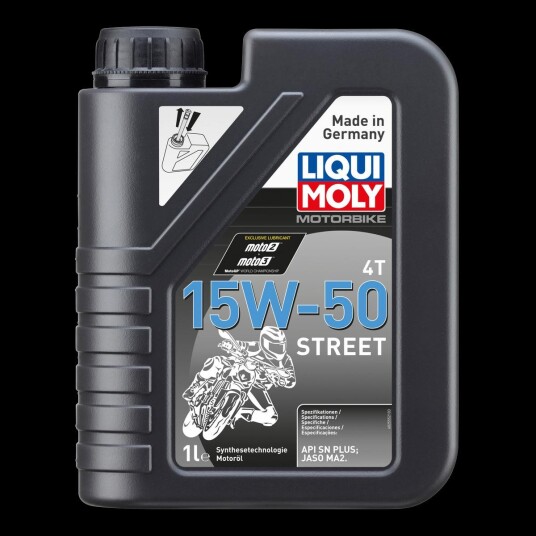 Motorolje LIQUI MOLY 15W-50 4T MOTORBIKE 1L