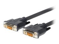 VivoLink Pro - DVI-kabel - DVI-D (hann) til DVI-D (hann) - 5 m - tommelskruer, 4K-støtte - svart