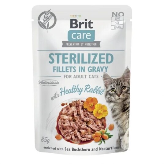 Brit Care Cat Gravy Sterilized Kanin 85 G