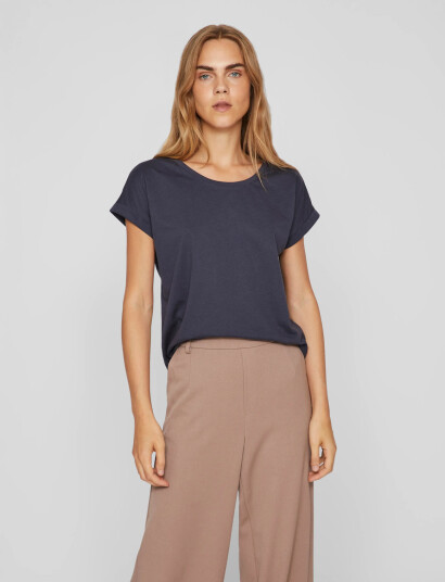 Vila Vidreamers New Pure T-Shirt-Noos - Navy - XL
