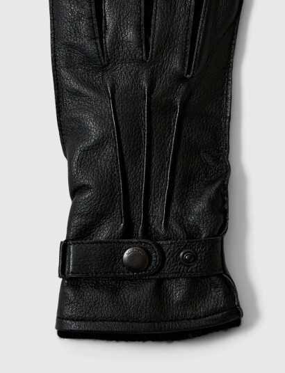 Selected Slhpoul Leather Gloves - Black - L/XL Selected Slhpoul Leather Gloves - Black - L/XL