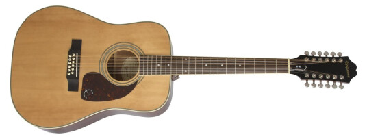 Epiphone Dr-212 12 String Natural Square Shoulder