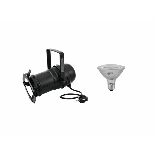 EuroLite Set Par-30 Spot Svart & Par-30 230v Smd 11w E-27 Led 3000k