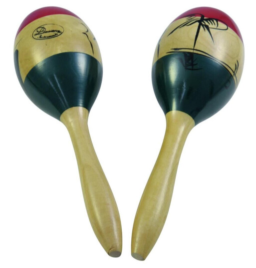 Dimavery Maracas Jamaika, Wood/pair Dimavery Maracas Jamaika, Wood/pair