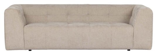 Basiclabel Woood Grid 3-pers. Sofa, Sand Chenille 1545488-03-0 1690137-02-0