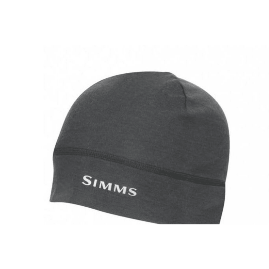 Simms Lightweight Wool Liner Beanie Carbon utgående vare