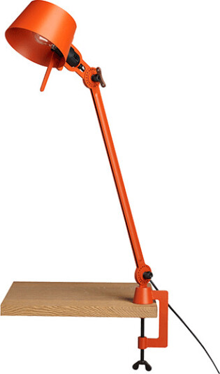 Tonone Bolt Bordlampe Én Arm med Klemme i Skinnende Oransje