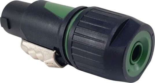 Equip 147932 4-Pole Speakon Svart Grønn Hunkjønn Rett Metall Plast 0 40 °C Equip 147932 4-Pole Speakon Svart Grønn Hunkjønn Rett Metall Plast 0 40 °C
