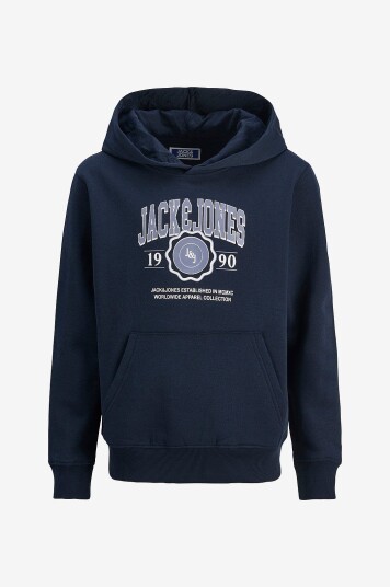 Jack & Jones Junior Hettegenser jjmAko Sweat Jnr Blå