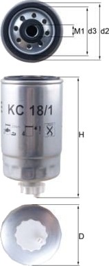 Drivstoffilter KNECHT KC 18/1 Drivstoffilter KNECHT KC 18/1