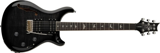 PRS SE Custom 24 Semi-Hollow Piezo Charcoal Burst