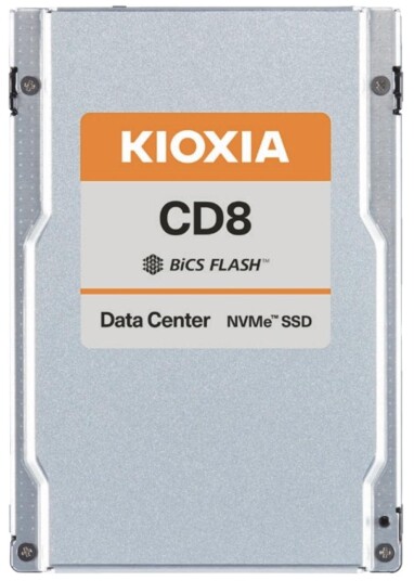 Kioxia X134 CD8-V dSDD 12.8TB PCIe U.2 15mm