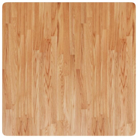 Firkantet bordplate lysebrun 90x90x4 cm behandlet heltre eik 343063 Firkantet bordplate lysebrun 90x90x4 cm behandlet heltre eik 343063